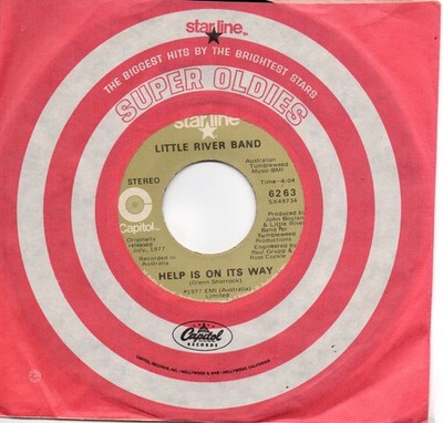 LITTLE RIVER BAND - HELP IS ON ITS WAY / IT'S A LONG WAY THERE        (M-)