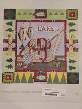 Lake Lodge by Jennifer Brinley Maggie and Co. Needlepoint Canvas
