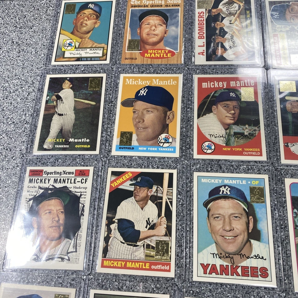 Juego completo conmemorativo de cartas 1996-1997 Topps Mantle #1-36 (casi nuevo-como nuevo) Foto 2 de 4
