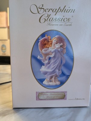 Seraphim Classics Angels 2001 Happy Anniversary 25 Years of Love #84392 w/box