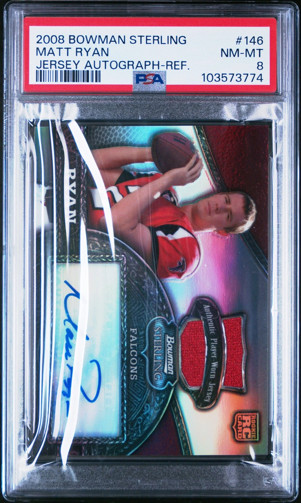 Matt Ryan Bowman Sterling #146 Jersey Autograph-Refractor