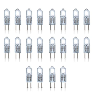 (20 Bulbs) Philips 10W 12V G4 Capsule Halogen Bulbs, 2700K Warm White, Dimmable - Image 1 of 2