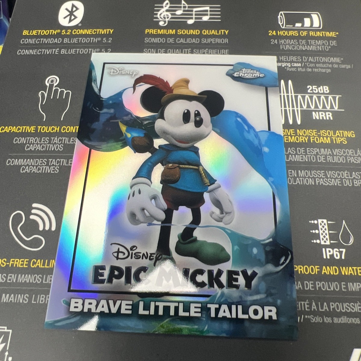 2026 Topps Disney Chrome Epic Mickey Brave Little Tailor EM-12