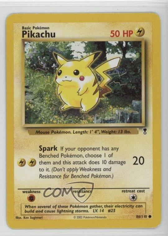 Pikachu Pokémon TCG Individual Trading Card Games Legendary