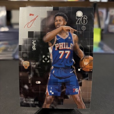 2025-26 Topps Signature Class VJ Edgecombe After Image Insert RC #AF-3 76ers