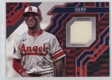2025 Topps Series 1 City Connect Swatch Collection Zach Neto #CC-ZN