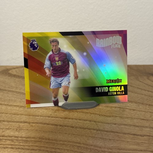 2025-26 Topps Merlin EPL - David Ginola - Rainbow Flick - Aston Villa - #RB-17