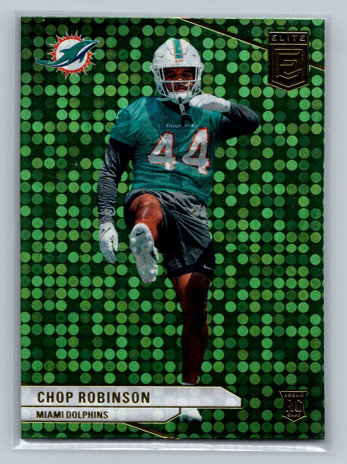 2024 Donruss Elite Chop Robinson Green Disco Rookie #140