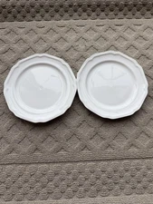 Mikasa Antique White  Salad Set Of 2- Ultima Super Strong Fine China