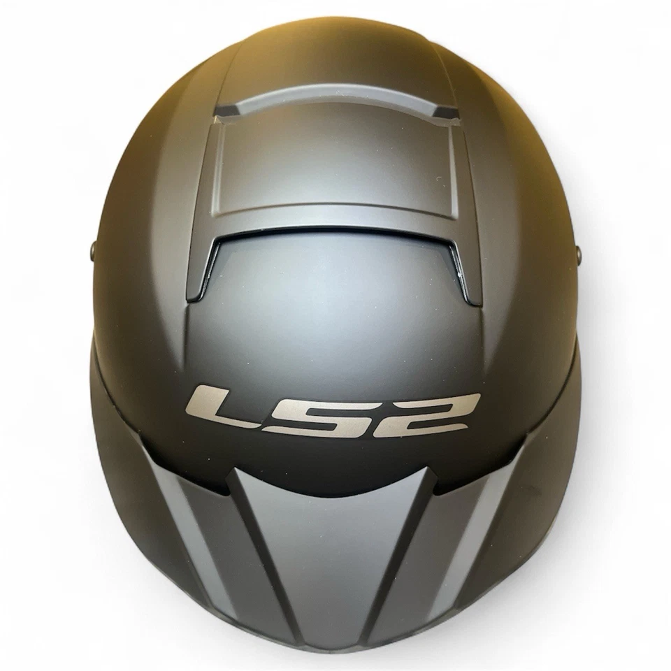 LS2 Rebellion negro mate liso 590-1015 talla XL Foto 2 de 4