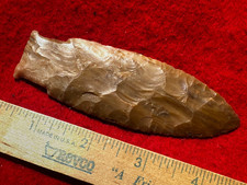 4 3/8" Hardin Point, Indian Artifacts, Hopewell, Arrowheads, Paleo