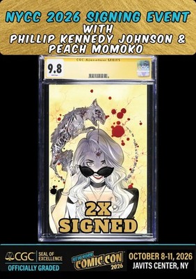 MIDNIGHT SPIDER-MAN #1 1:50 CGC SS 9.8 2X SIGNED MOMOKO/JOHNSON NYCC PRESALE