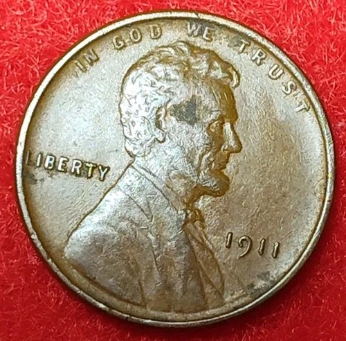 1911 Lincoln Cent / Very Fine VF with Details / Low Shipping / Coin #L111