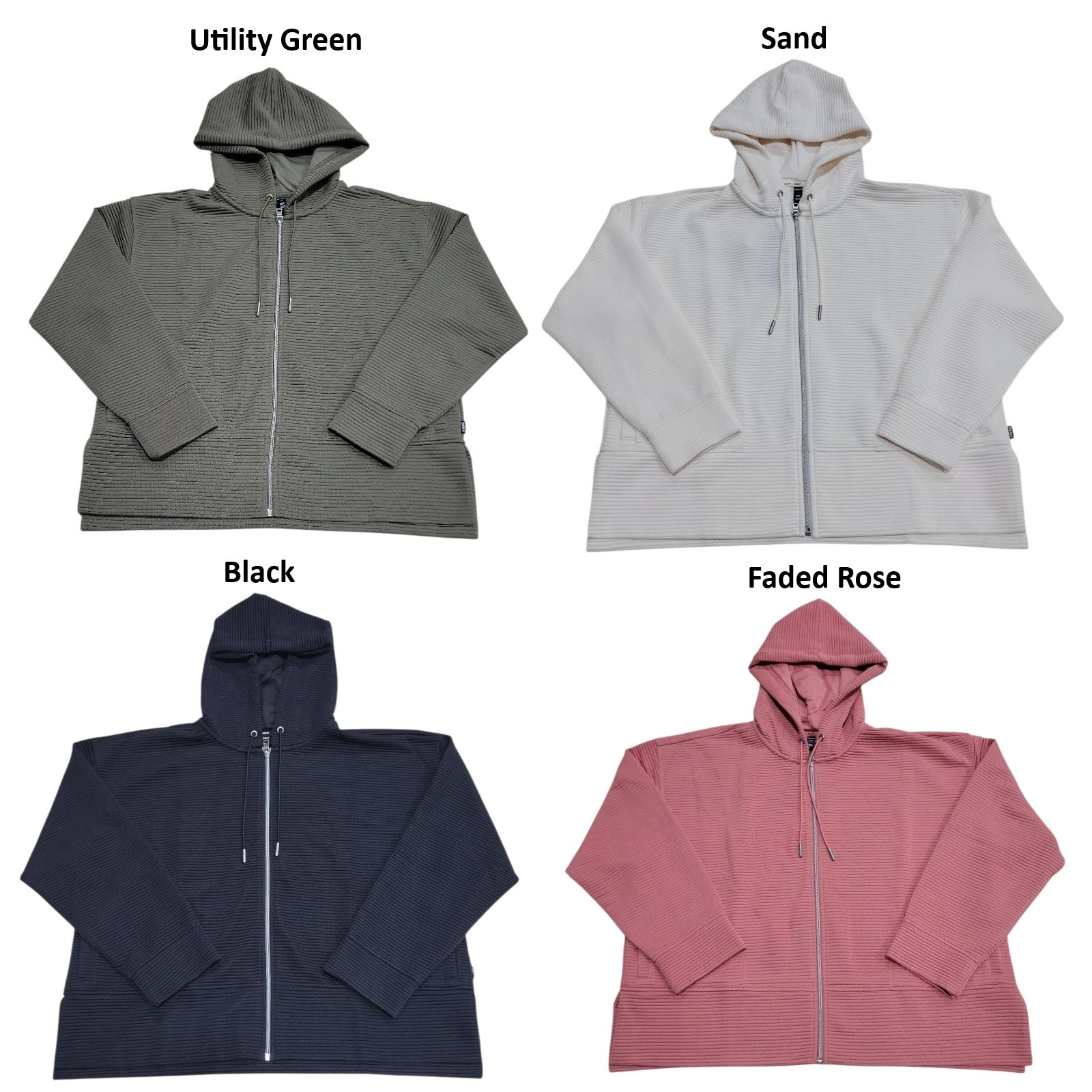 DKNY Women's Tech Pockets Full-Zip Soft Ottoman Hooded Jacket
Opens in a new window or tab