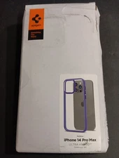 Spigen Ultra Hybrid iPhone 14 Pro Case, Deep Purple,  NEW Free Shipping B7