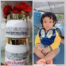 Bismid baby milk body cream. Rich protective  replenish milk cream 500g  1  