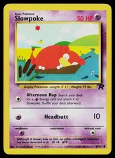 Pokemon Card Team Rocket Slowpoke 67/82 Unlimited Common