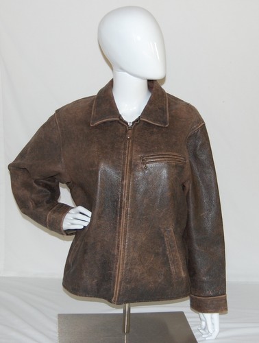 Vintage Eddie Bauer Distressed Leather 