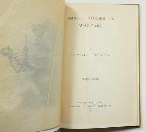 Kleine Pferde im Krieg 1900 Gilbey Militärkavallerie Geschichte - Bild 3 von 8