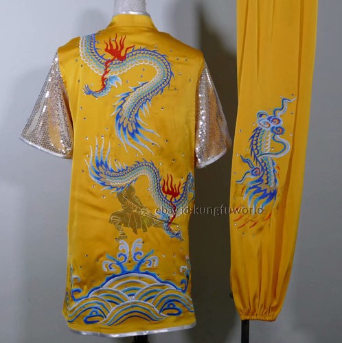 Traje de Tai Chi Uniforme Changquan Nanquan Wushu Kung Fu Wing Chun - Imagen 2 de 3