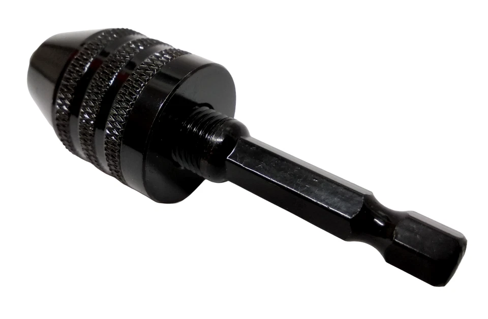 Mini Bohrer Adapter Bit Bohrfutter 0,3-7mm schlüssellos Sechskant 1/4'' HEX NEU - Bild 3 von 4