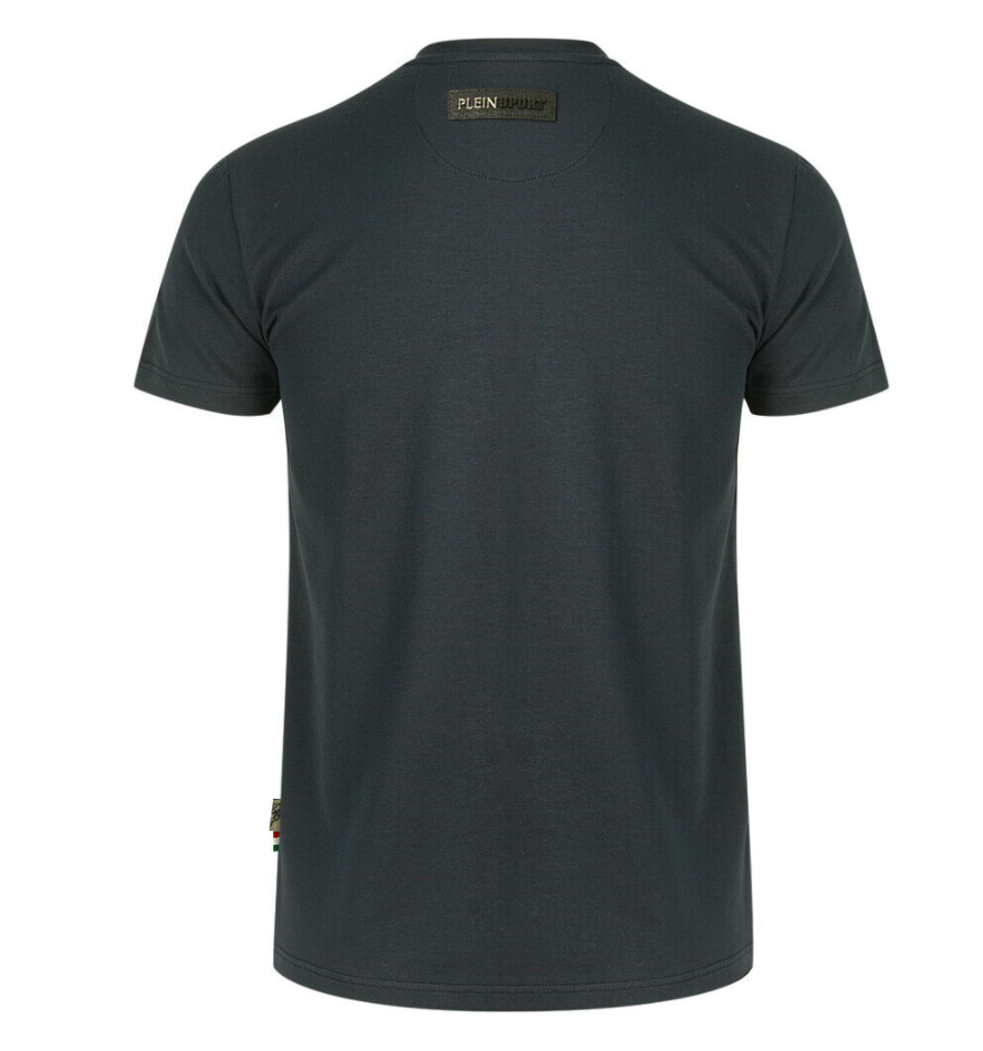 Philipp Plein Sport Mens Made in Italy Tiger Logo Crew Neck