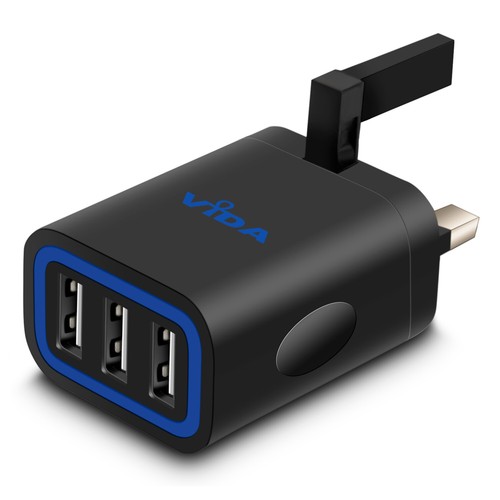 Super Fast 3 Port USB Charger UK Plug For Sony SmartWatch 3 SWR50 Mobile  Phone | eBay