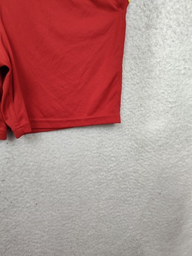 Under Armour Boys Short Extra Large Red Poly Blend Loose Fit Activewear Sweat - Picture 5 of 18