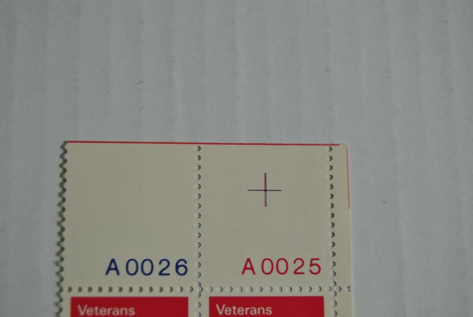 Veterans Administration US Stamps, 15c 1980 Pl Block of 4 Scott #1825 of XF M/NH - Image 4 of 4