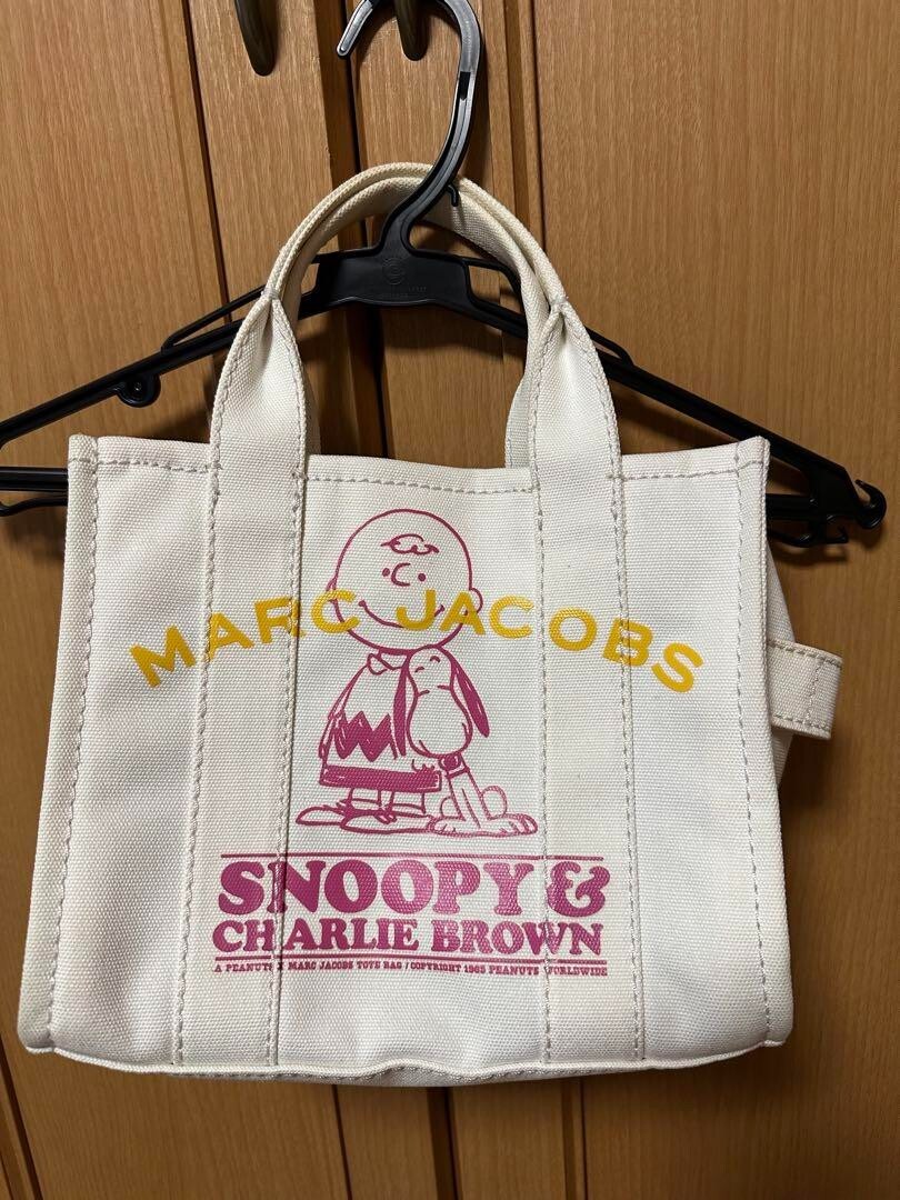 Marc Jacobs Snoopy collaboration tote bag 2way with shoulder