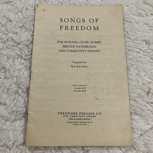 Sheet Music 7 Vintage Song Books 1913-1952 Art Craft Junk Journal Scrapbooking - Picture 5 of 10