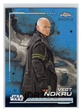 2024 Star Wars Topps Chrome Blue Refractor #75 Vect Nokru (090) /150
