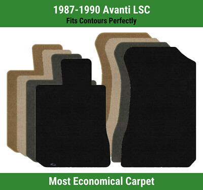 Lloyd Velourtex Front Row Carpet Mats for 1987-1990 Avanti LSC 