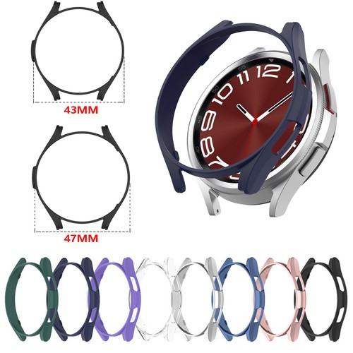 43MM/47MM Uhr Schutzhülle Für Samsung Galaxy Watch 6 Classic Case Cover Frame - 第 1/24 張圖片