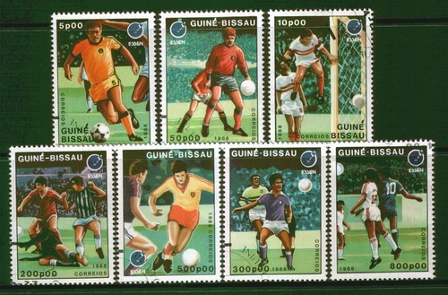 425 - Guinea Bissau 1988 - Essen - European Football Championship - Used Set