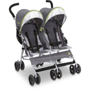 double stroller umbrella fold