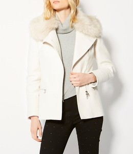 grey fur biker jacket