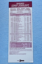 Amtrak's Coast Starlight  April 7, 1991