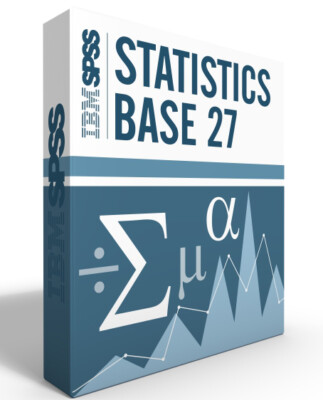 SPSS Statistics Grad Pack 27.0 Base Windows or Mac 6 month License