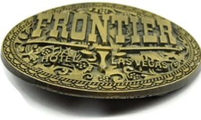 Frontier Hotel Las Vegas Belt Buckle Vintage
