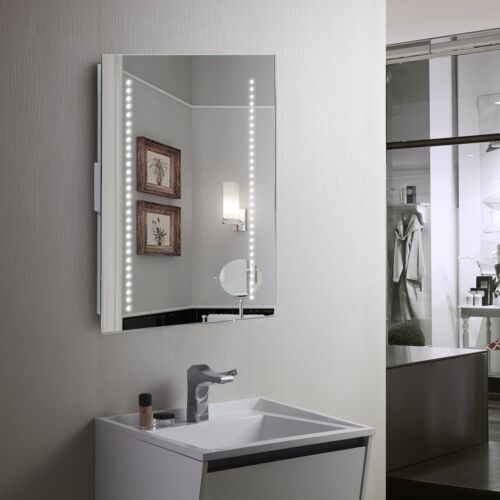  LED LIGHT BATHROOM MIRROR MOTION SENSOR GLASS GALACTIC 500x700x35 BM2 - Picture 1 of 4