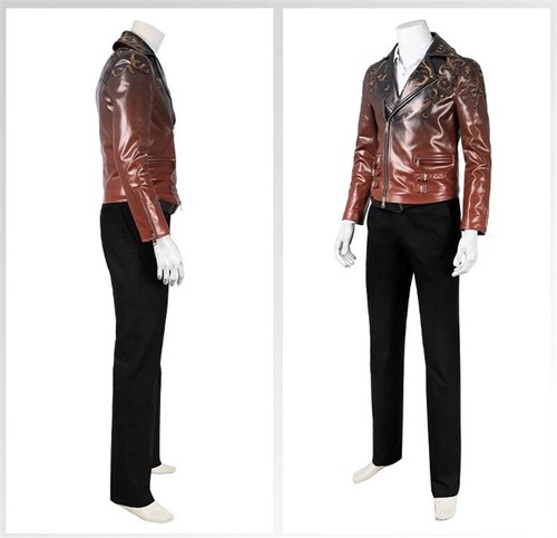 Game Resident Evil 4 Remake Luis Serro Cosplay Costume Outfit Man Jacket Suit - Picture 18 of 20