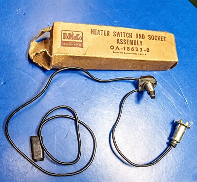 NOS* 1950 - 1951 FORD PASS HEATER SWITCH AND LIGHT SOCKET w/ORIG BOX-OEM  FORD | eBay