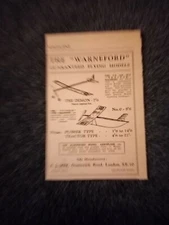 Tv1 Ephemera 1929 the warneford flying aeroplane model f j mee 
