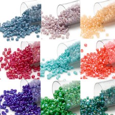 1500 Miyuki Delica 11 Rainbow Glass Seed Beads 11/0 Matte Shiny 7.5 Grams