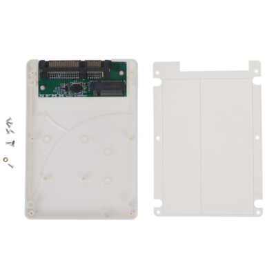 B+M key M.2 NGFF (SATA) SSD to 2.5 Inch SATA3 Adapter Card  With Case S_-o