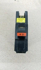 1-Federal Pacific NA-NI 140 40 Amp 1 Pole 120/240V Stab Lok Circuit Breaker NEW