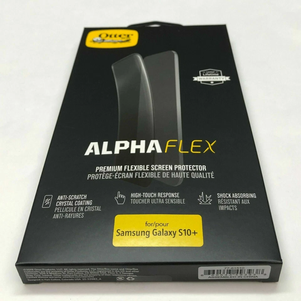 Otterbox AlphaFlex Full Screen Strong Screen Protector for Samsung Galaxy S10+ - Image 4 of 4