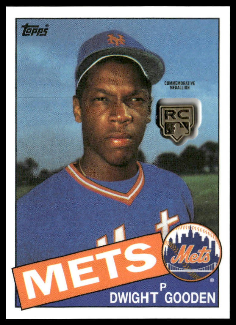 2020 Topps #RCR-DG Dwight Gooden Rookie Card Retrospective RC Logo Medallion