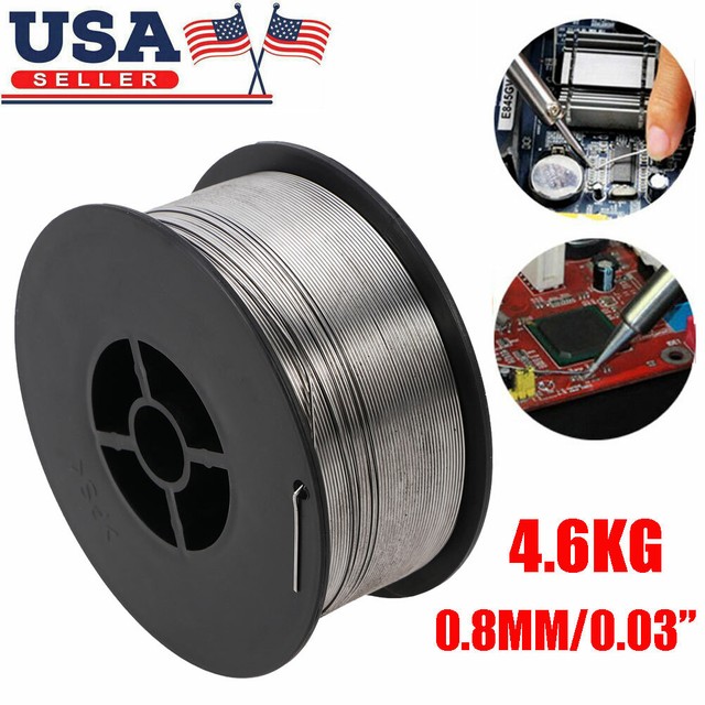 Gasless Stainless Steel Mig Welding Wire Reel Spool Roll Flux Cored 10